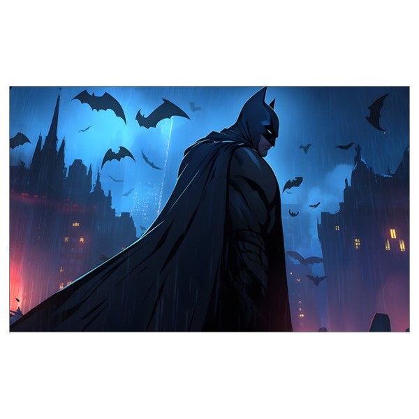 Jestiva pokrivka, četvrtasta, Batman