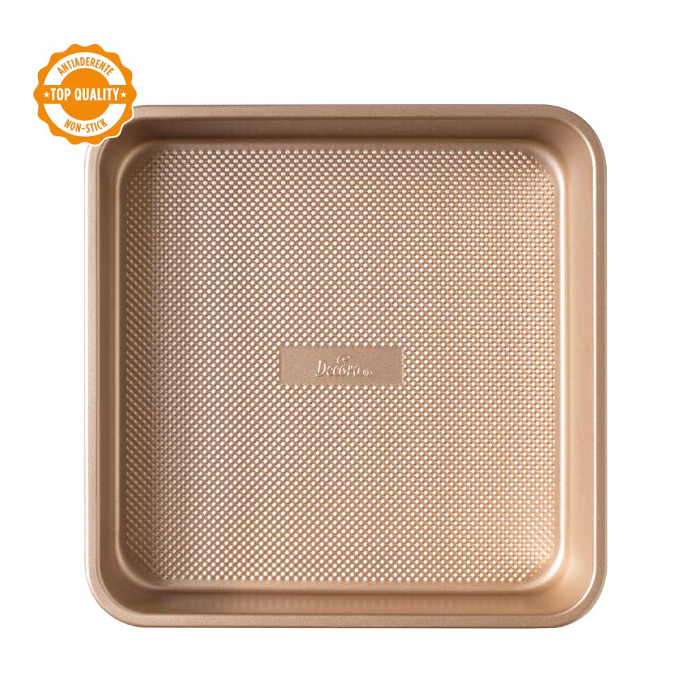 Kalup za kolače, 24,5 cm x 24,5 cm, Rose Gold - Slika 3