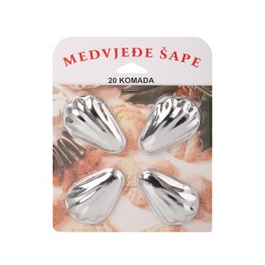 Kalupi za medvjeđe šapice, 20 kom