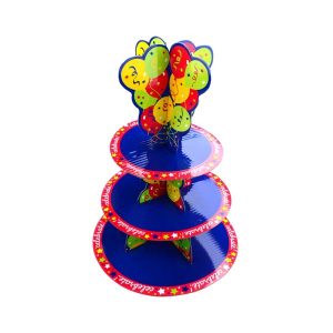 Kartonski Cupcake stalak, Happy Birthday