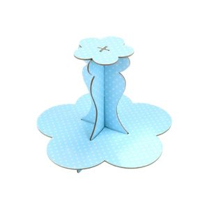 Kartonski Cupcake stalak, plavi