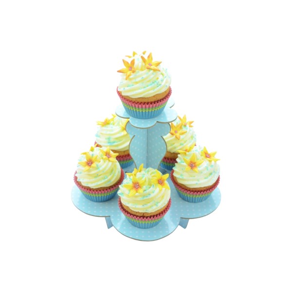 Kartonski Cupcake stalak, plavi - Slika 2