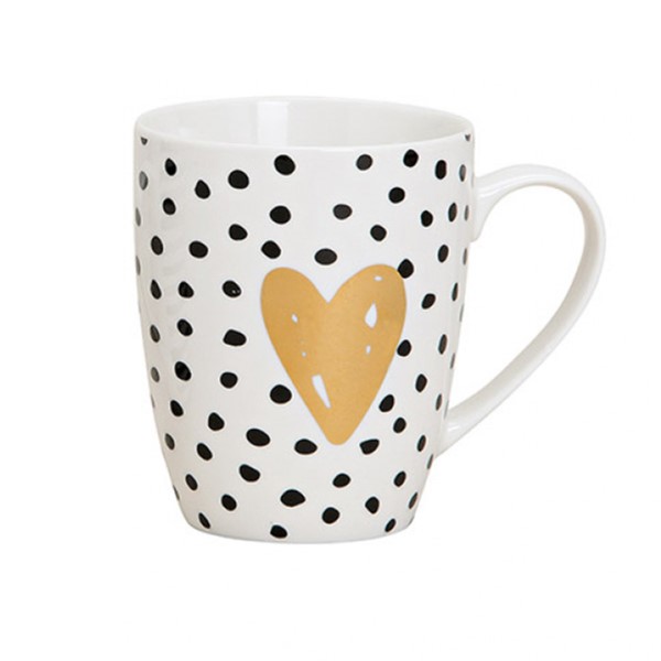 Šalica za kavu ili čaj, Golden heart - Slika 2