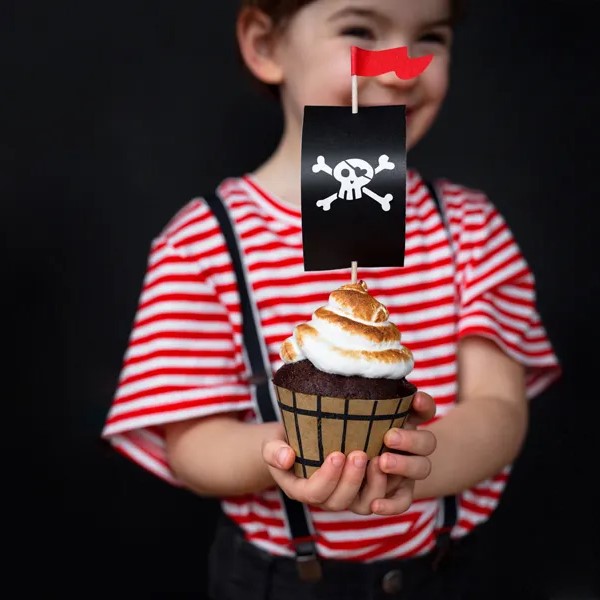 Omot i topper za cupcake, gusari - Slika 4