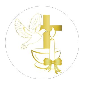 Jestiva pokrivka, okrugla, Krštenje