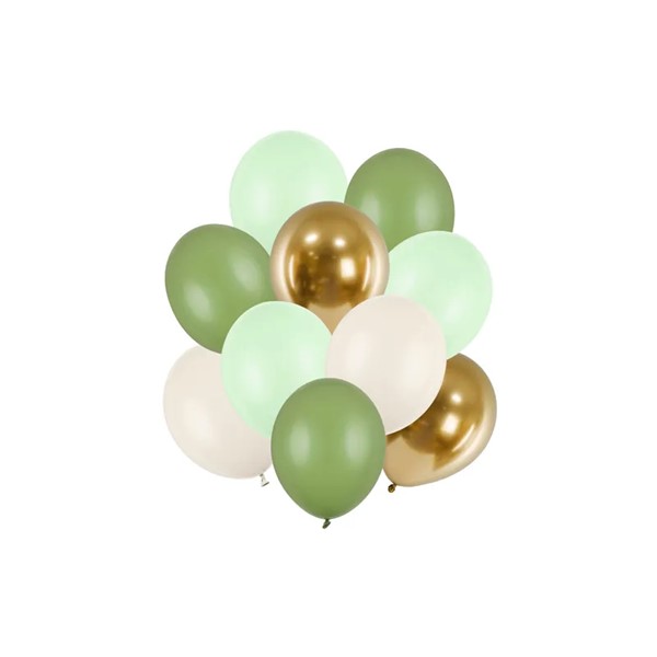 Lateks balonski buket Pistachio