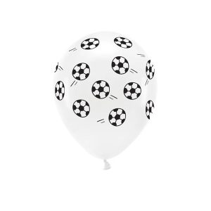 Pastelni balon Nogometne lopte, 33cm, 6 kom