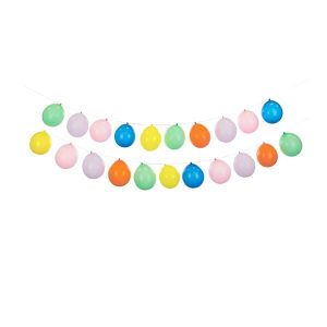 Balonska girlanda, raznobojna