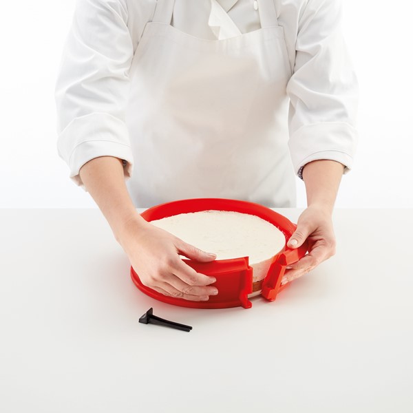 Silikonski obruč s keramičkim dnom Lékué, Ø23 cm - Slika 3