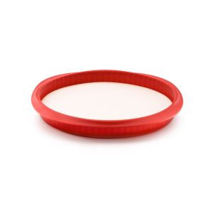 Silikonski obruč s keramičkim dnom Lékué, Ø28 cm