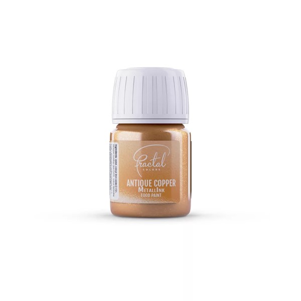 Metalik boja za kolače, Antique Copper, 30 ml - Slika 3