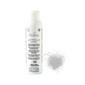 Metalic sprej za slastice, srebrni, 150 ml