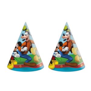 Party kapice Mickey Mouse, 6 kom