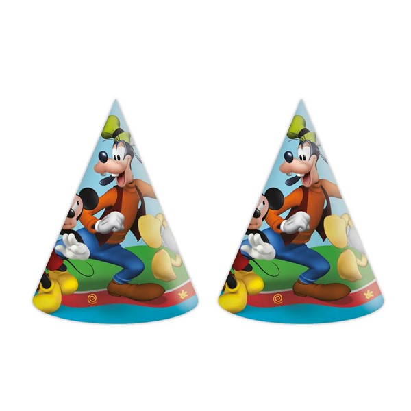 Party kapice Mickey Mouse, 6 kom