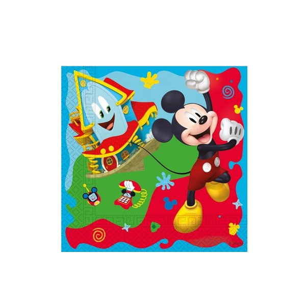 Party salvete Mickey Mouse, 33*33 cm