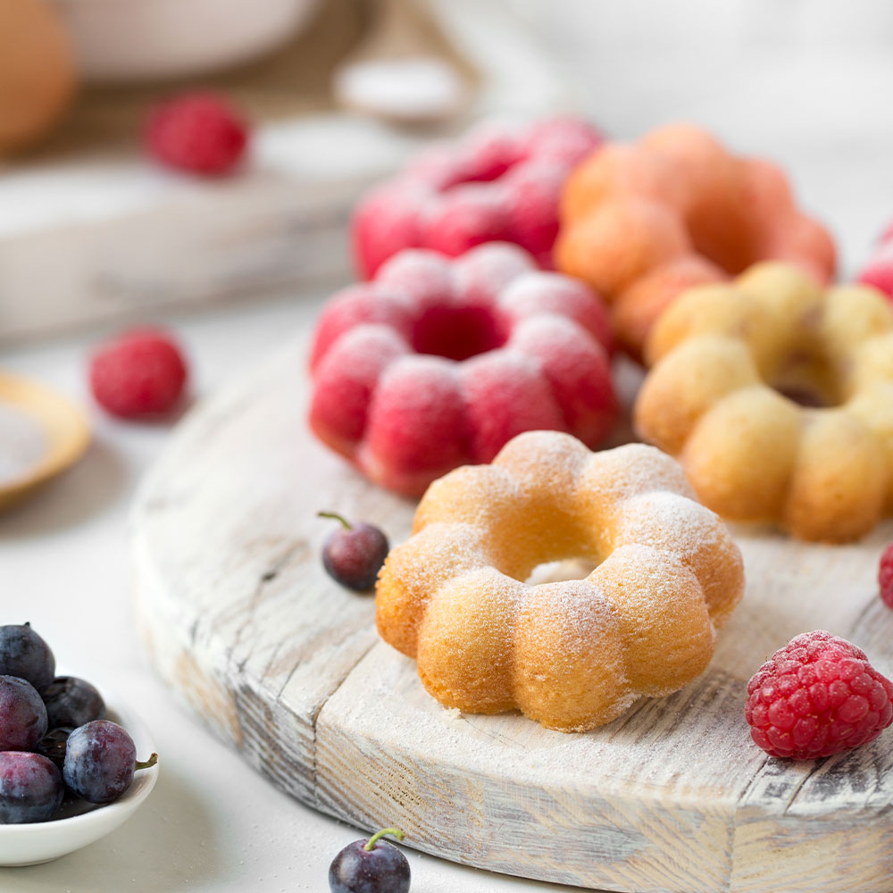 kalup za mini kuglof donuts u oblik srca