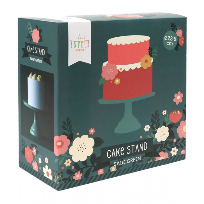 MINI stalak za torte, sage green - Slika 5