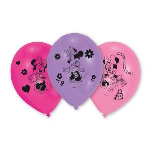 Rođendanski baloni Minnie Mouse, 10 kom