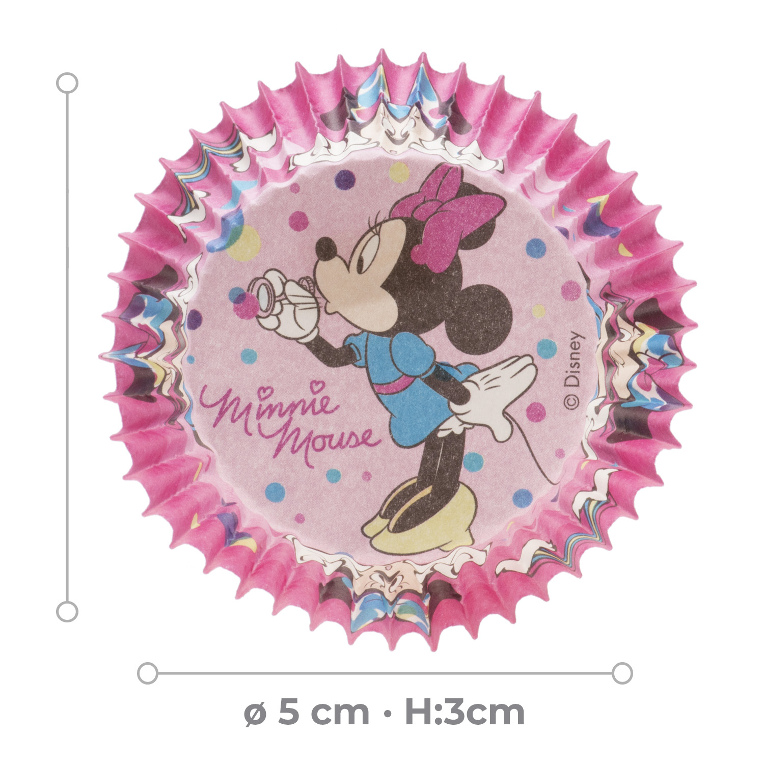 Papirnate košarice za muffine Minnie Mouse, 25 kom - Slika 2