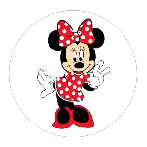 Jestiva pokrivka, okrugla, Minnie Mouse