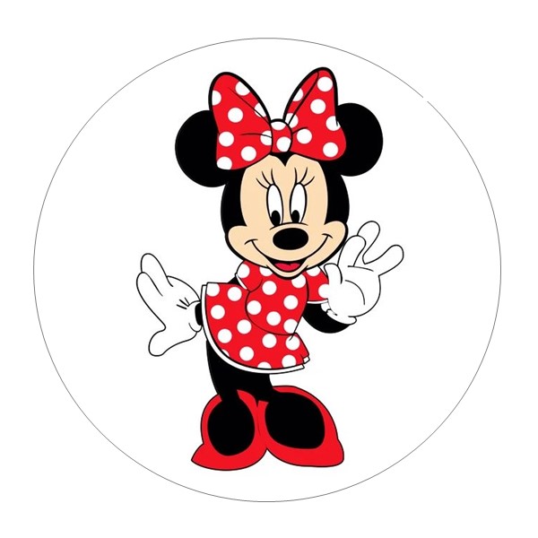 Jestiva pokrivka, okrugla, Minnie Mouse