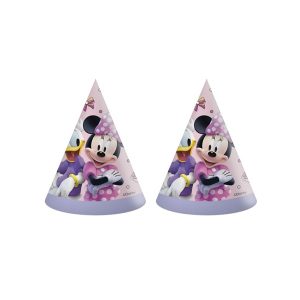 Party kapice Minnie Mouse, 6 kom