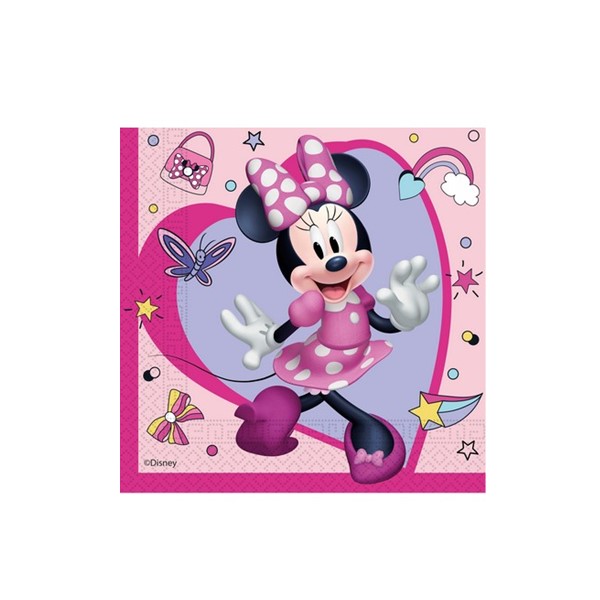 Party salvete Minnie Mouse, 33*33 cm