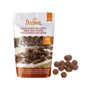 Čokoladni diskovi, mliječna čokolada, 250 g