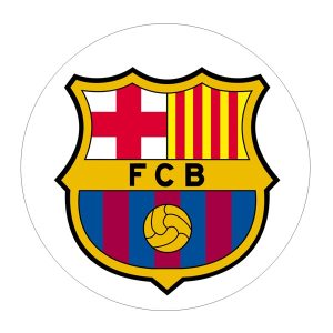 Jestiva pokrivka, okrugla, FC Barcelona