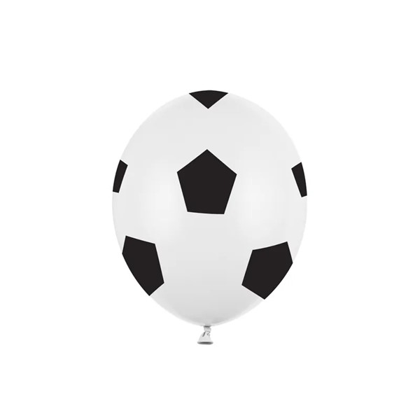 Baloni s uzorkom nogometne lopte 30 cm, 6 kom