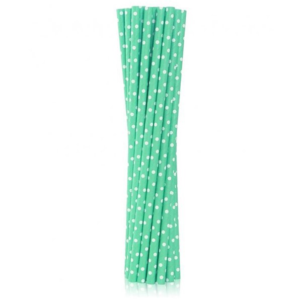 Papirnate slamke točkaste, mint