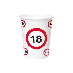 Party čaša prometni znak 18, 250 ml