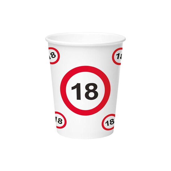 Party čaša prometni znak 18, 250 ml