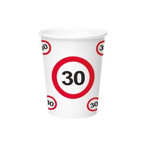 Party čaša prometni znak 30, 250 ml