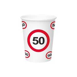 Party čaša prometni znak 50, 250 ml