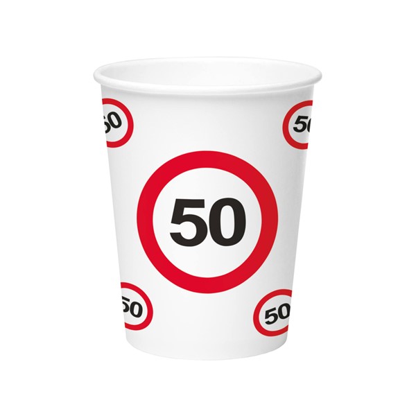 Party čaša prometni znak 50, 350 ml