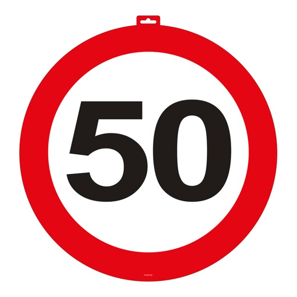 Znak za vrata, prometni znak 50