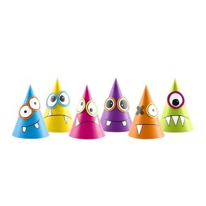 Party kapice Monsters, 6 kom