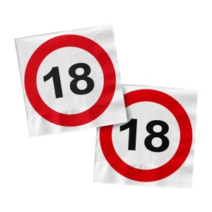 Party salvete prometni znak 18, 20 kom