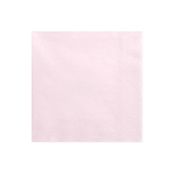 Party salvete baby roza, 33*33 cm