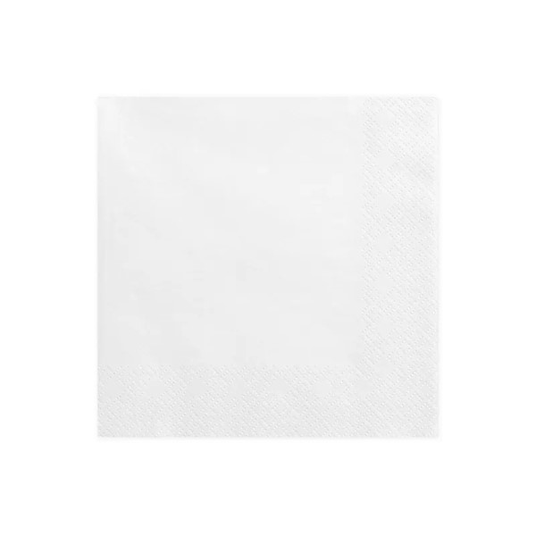 Party salvete bijele, 33*33 cm