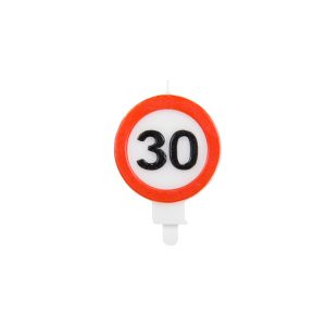 Svjećica za tortu prometni znak 30