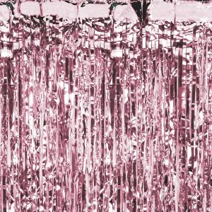 Party zavjesa s resicama, rose gold, 250 cm