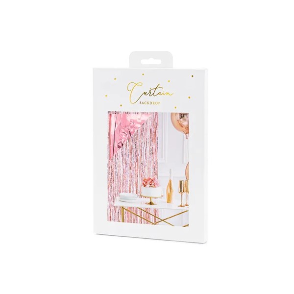 Party zavjesa s resicama, rose gold, 250 cm - Slika 2