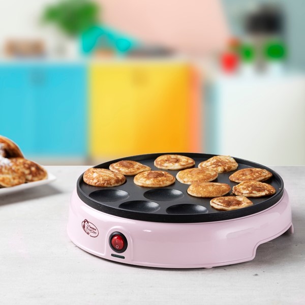 Pekač za mini palačinke/Poffertjes 800W, roza | Bestron - Slika 4
