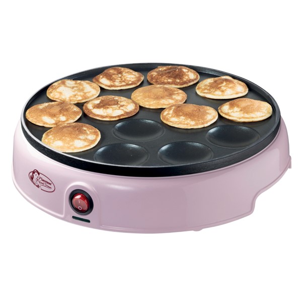 Pekač za mini palačinke/Poffertjes 800W, roza | Bestron