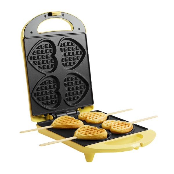 Pekač za vafle u obliku srca, vanilla, Bestron