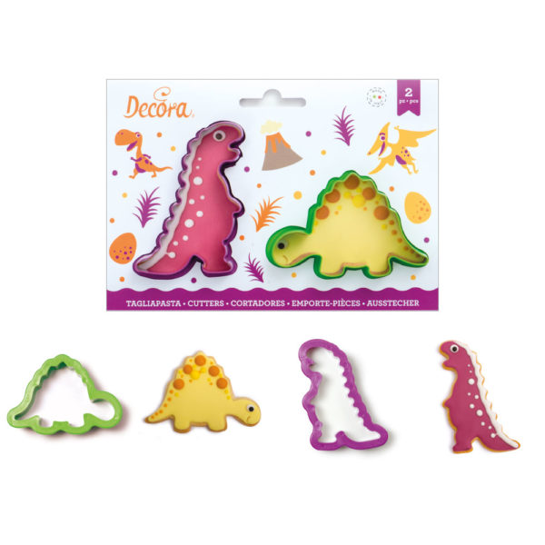 Plastični izrezivači za kekse, dinosauri - Slika 3