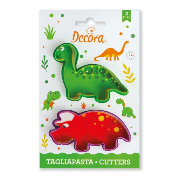 Plastični izrezivači za kekse, dinosauri