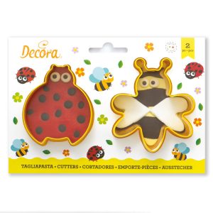 Plastični izrezivači za kekse, bubamara i pčela